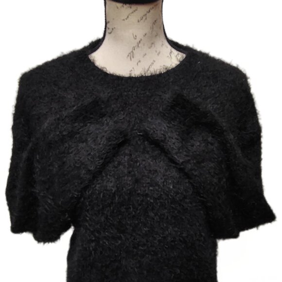 Forever 21 Eyelash Knit Sweater Small Crew Neck Mohair Y2K Cozycore Grunge Fall - Picture 3 of 4